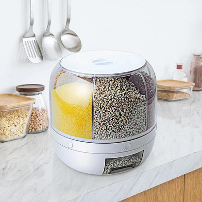 Dispenser de Grãos 360º Modern House™ / Praticidade e Organização para sua Cozinha!
