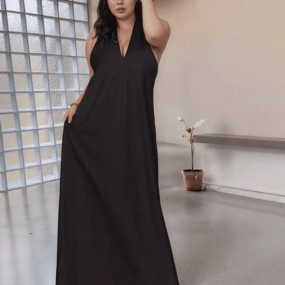 Vestido Jade™ com Decote Moderno e Caimento Impecável / Um Clássico Versátil para Todo Momento!
