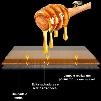Cera Beewax™ Super Polimento e Limpeza em Madeira