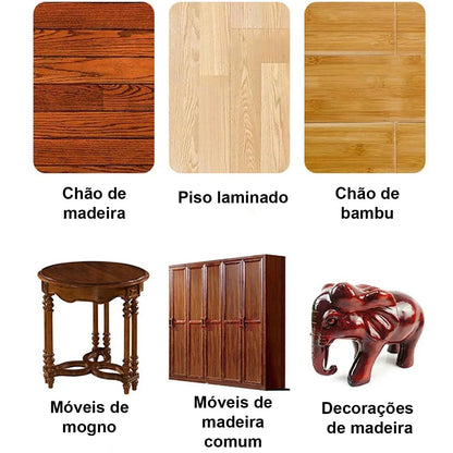 Cera Beewax™ Super Polimento e Limpeza em Madeira