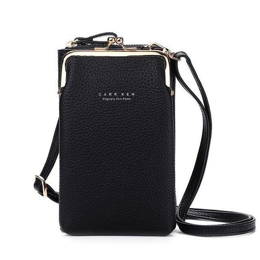Bolsa Feminina para Celular em Couro PU