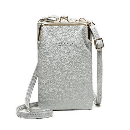 Bolsa Feminina para Celular em Couro PU