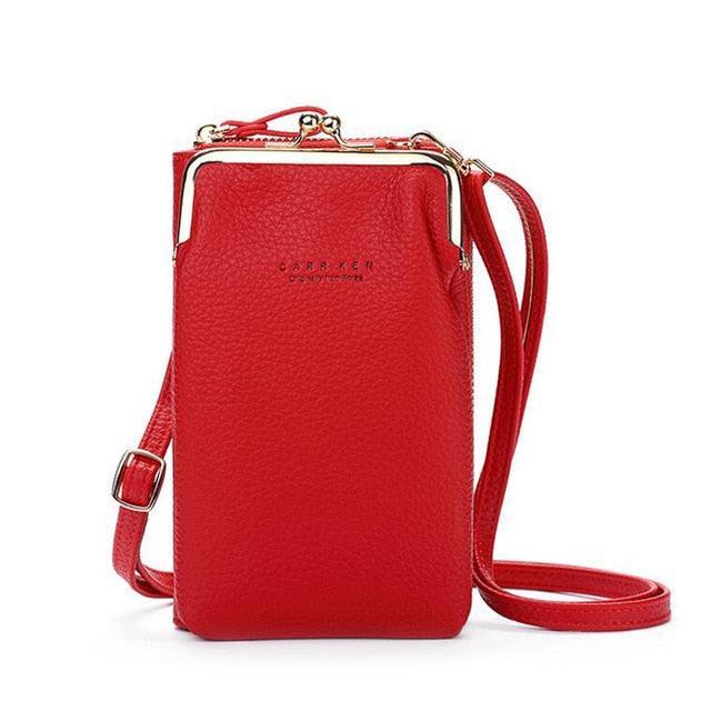 Bolsa Feminina para Celular em Couro PU