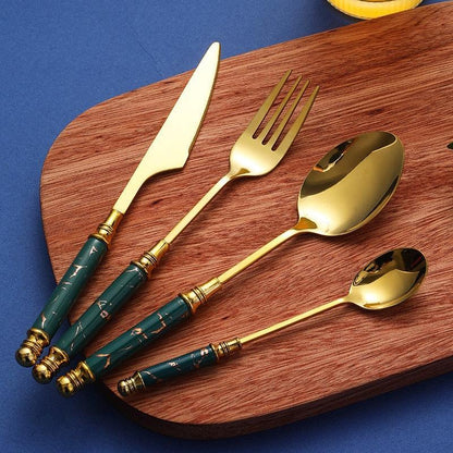 Jogo de Talheres 24pcs GoldDinner