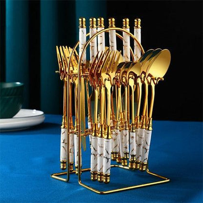 Jogo de Talheres 24pcs GoldDinner