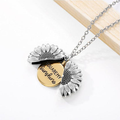 Colar de girassol "You Are My Sunshine"