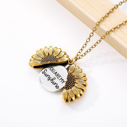 Colar de girassol "You Are My Sunshine"
