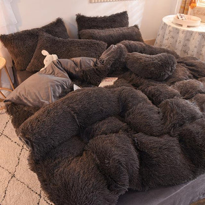 Roupas de Cama em Pelúcia Enjoy Life™ - Ultra Confort com 4 Peças
