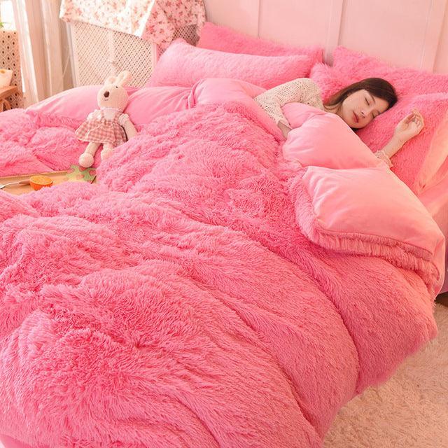 Roupas de Cama em Pelúcia Enjoy Life™ - Ultra Confort com 4 Peças