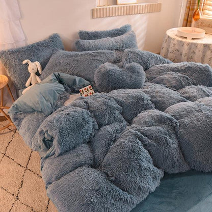 Roupas de Cama em Pelúcia Enjoy Life™ - Ultra Confort com 4 Peças
