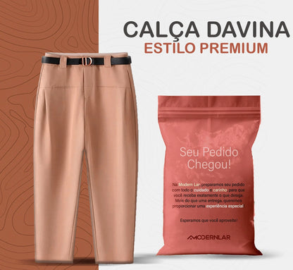 Calça Davina™ Estilo Premium / A Sinergia do Estilo e Conforto para o Seu Dia a Dia!