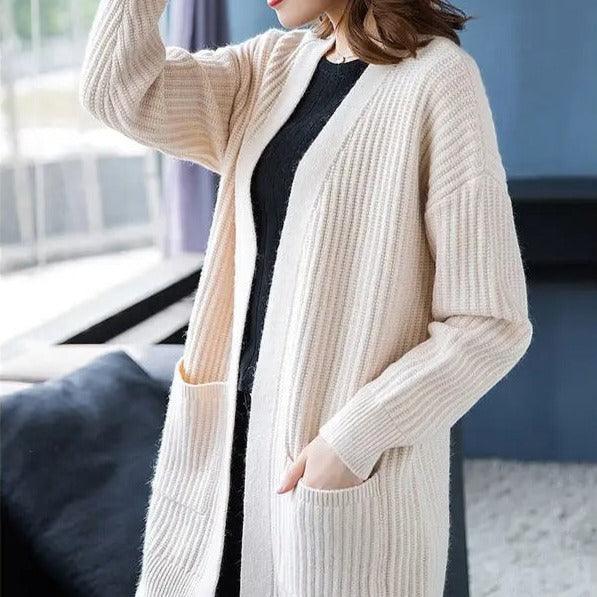 Casaco Estilo Cardigan Matilde™ em Tricot / Sofisticação e Aconchego para Todos os Momentos!