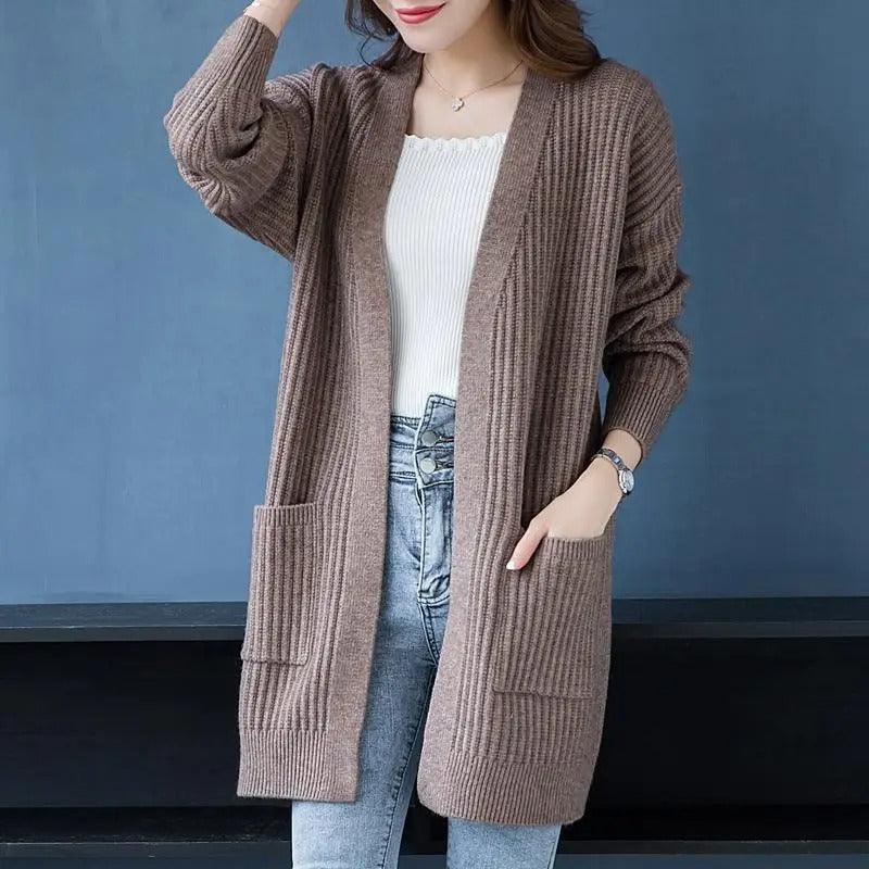 Casaco Estilo Cardigan Matilde™ em Tricot / Sofisticação e Aconchego para Todos os Momentos!