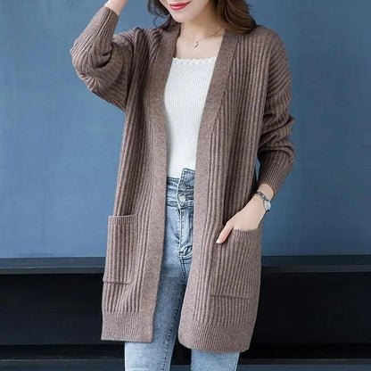 Casaco Estilo Cardigan Matilde™ em Tricot / Sofisticação e Aconchego para Todos os Momentos!