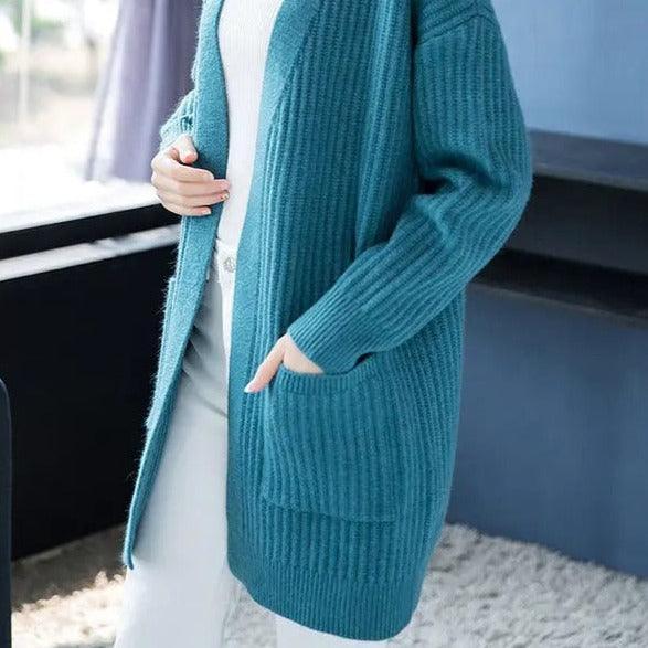 Casaco Estilo Cardigan Matilde™ em Tricot / Sofisticação e Aconchego para Todos os Momentos!