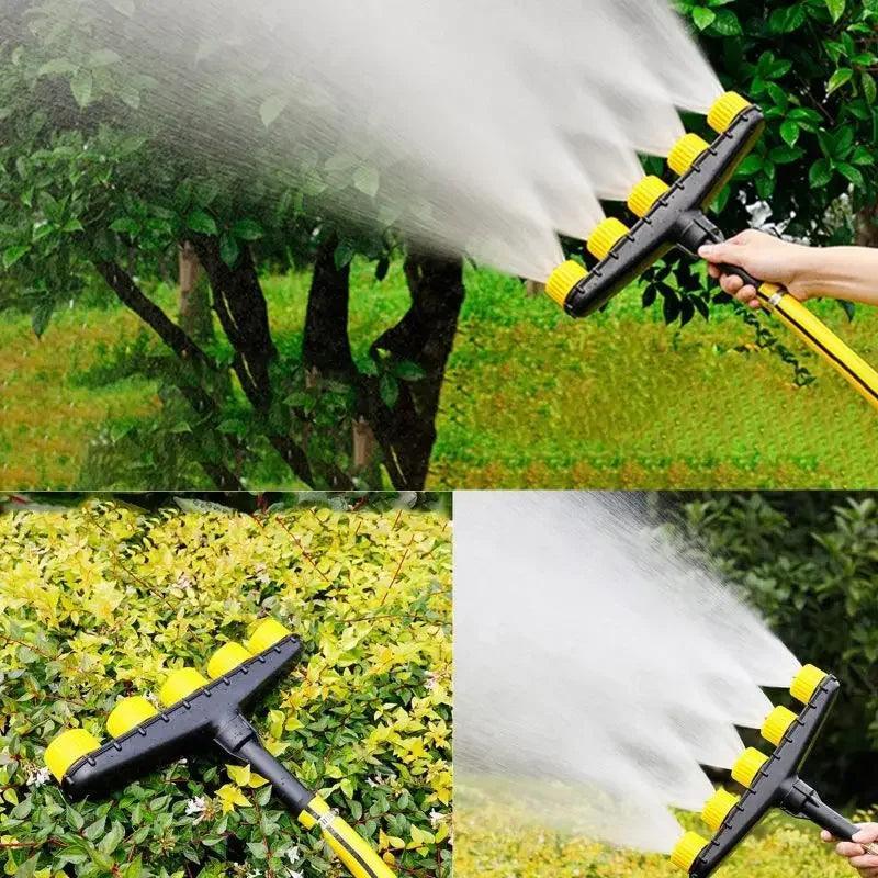 Irrigador Modern Lar™ com 5 Bocais Ajustáveis de Amplo Alcance / Eficiência, Economia e Versatilidade para Irrigação Perfeita!